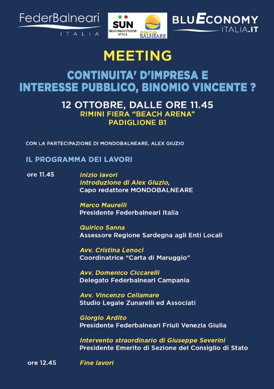 Al momento stai visualizzando Ttg Rimini, Federbalneari Italia presente alla fiera in attesa del confronto con il nuovo Governo