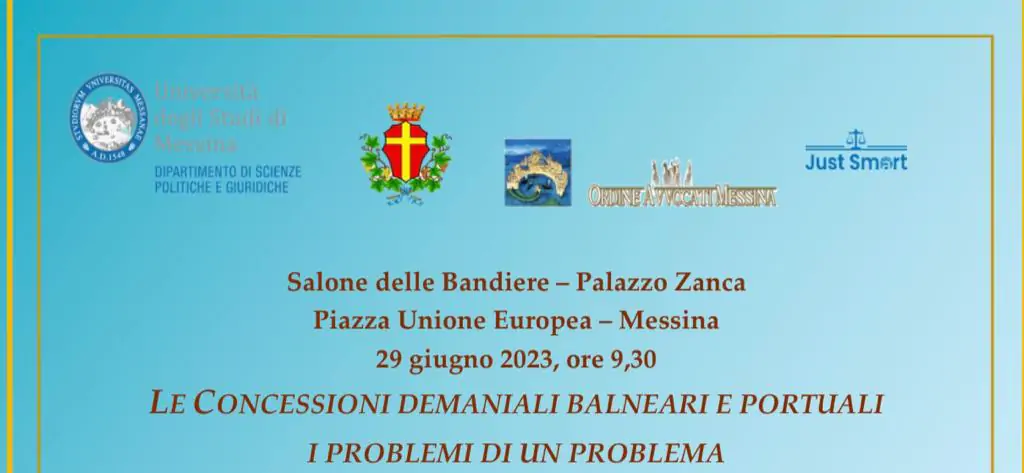 Scopri di più sull'articolo Messina: domani a palazzo Zanca convegno sulle concessioni demaniali balneari e portuali”