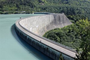 reservoir, dam, dam wall