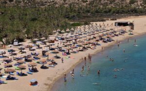 beach, or, beach vai, or beach, or crete, palm beach, the sea, holiday, summer, holidays, parasols, nature, bathing